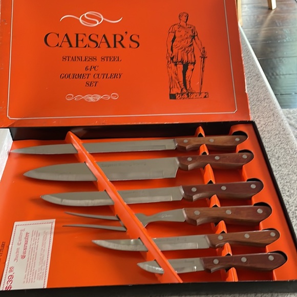 Vintage Other - Vintage Stainless Steel 6-pc Gourmet Cutlery Set.